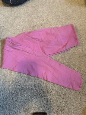 FP Movement by Free People Bubblegum Pink Ribbed Leggings